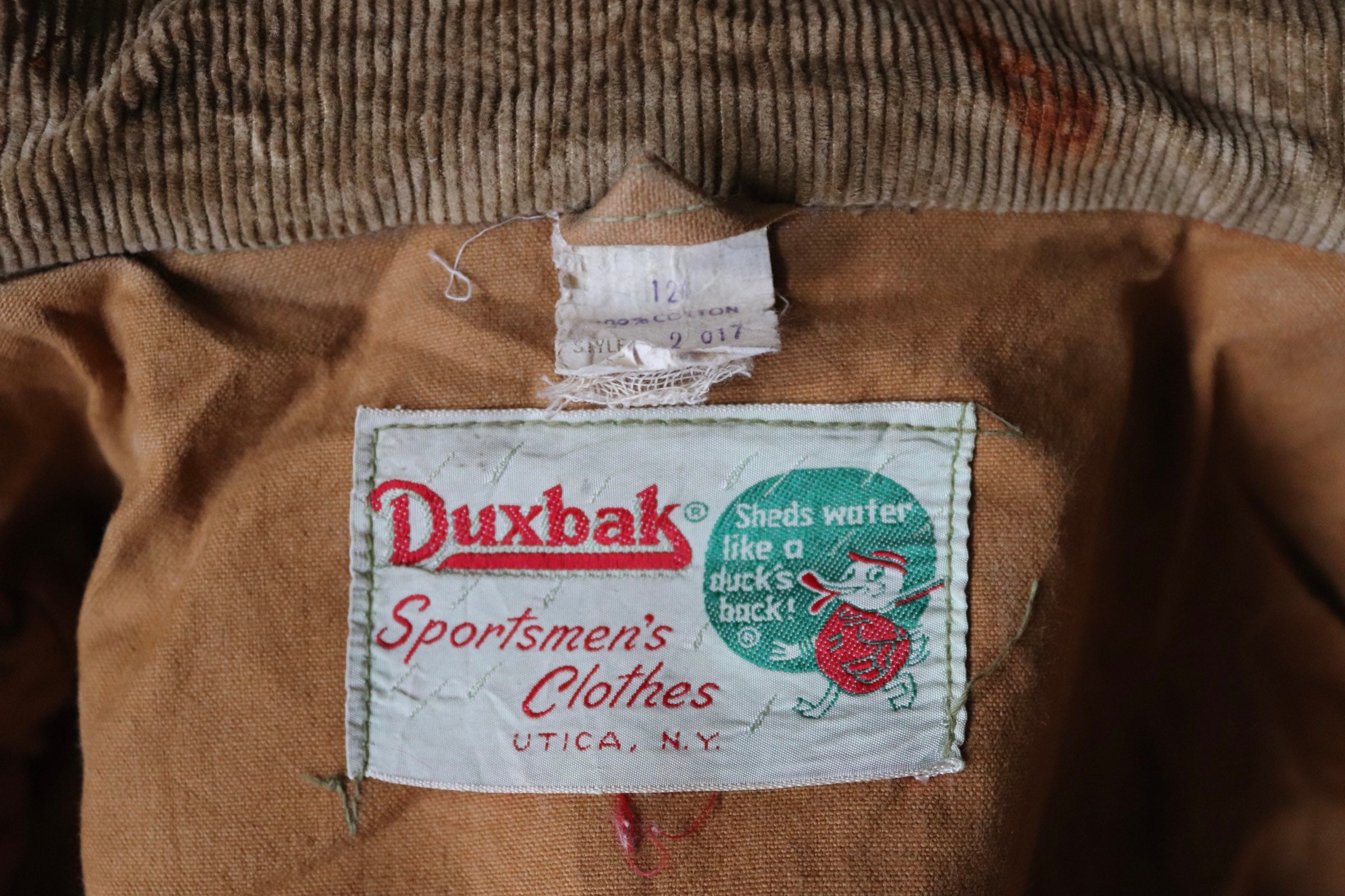 【2024】お歳暮・冬ギフト 50s 1940s Vintage Workwear Canvas Cotton Duck Duxbak Jacket, トップス