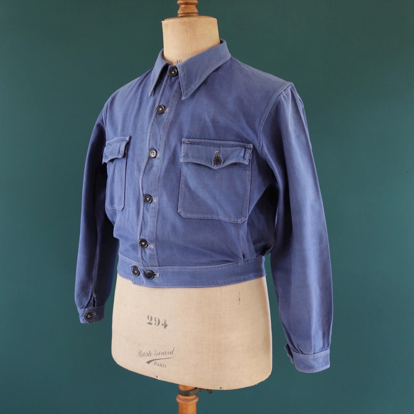 French Cyclist Work Jacket - Etsy