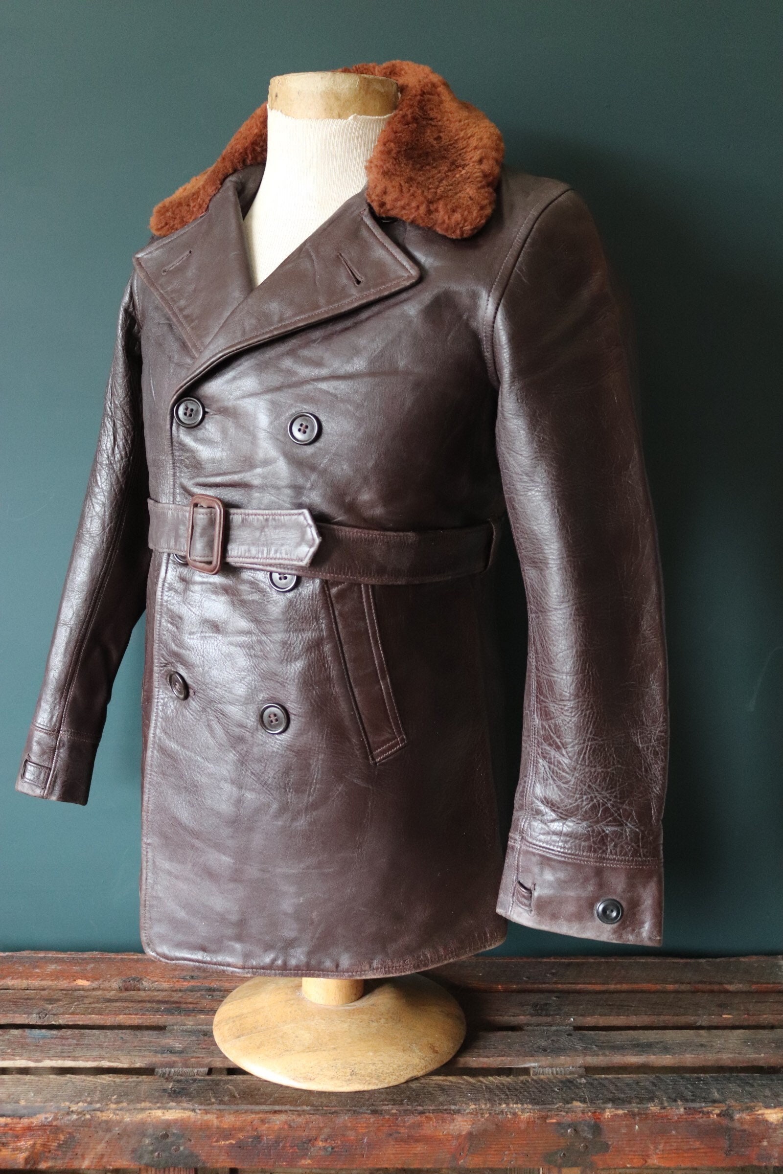 Vintage 1960s 60s Monarch Brown Horsehide Leather Jacket - Etsy