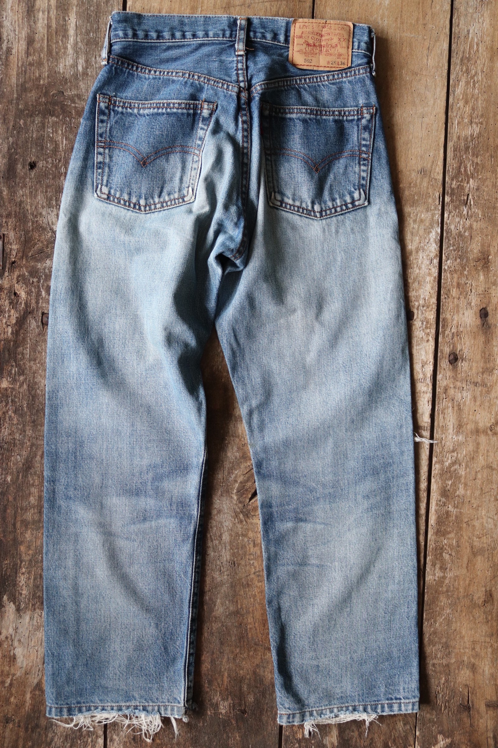 Vintage Levis Levi Strauss LVC 502 big capital e denim jeans selvedge ...
