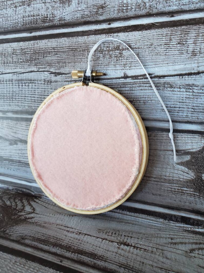 Sweet Embroidery Hoop Art Baby Girl Gift Nursery Art Pink Etsy