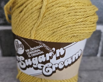 Bamboo Super Size, Lily Sugar n Cream, Gold Kitchen Cotton Dishcloth Yarn, Knit Crochet Project, Machine Washable & Dry, Medium #4