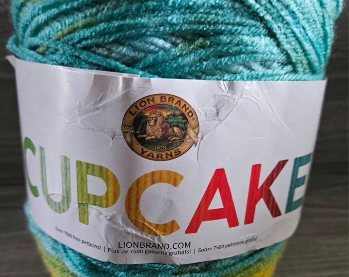 Street Lights, Lion Brand Cupcake Yarn, Acrylic Knit Crochet Yarn