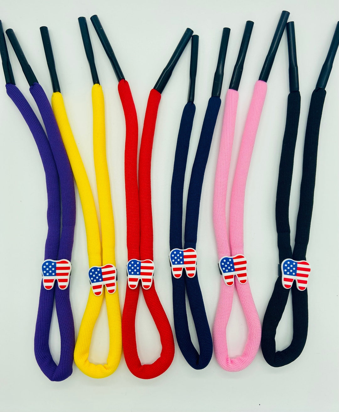Dental Loupes or Glasses Strap. Flag Tooth. Dental Hygienist Gift Gift