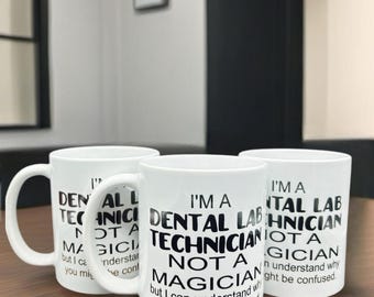 Personalized Dental Technician Mug: Funny Gift for Dentist