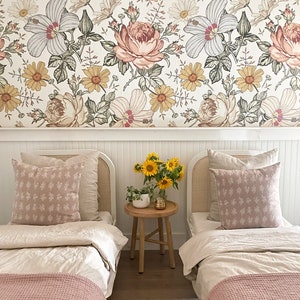 Tapete abziehen und aufkleben. Boho. Jahrgang. Kinderzimmer. Wandbild. Modern. Tropisch. Blumenmuster. Silber. Küche. Badezimmer. Luxus. Strukturiert. Bauernhaus