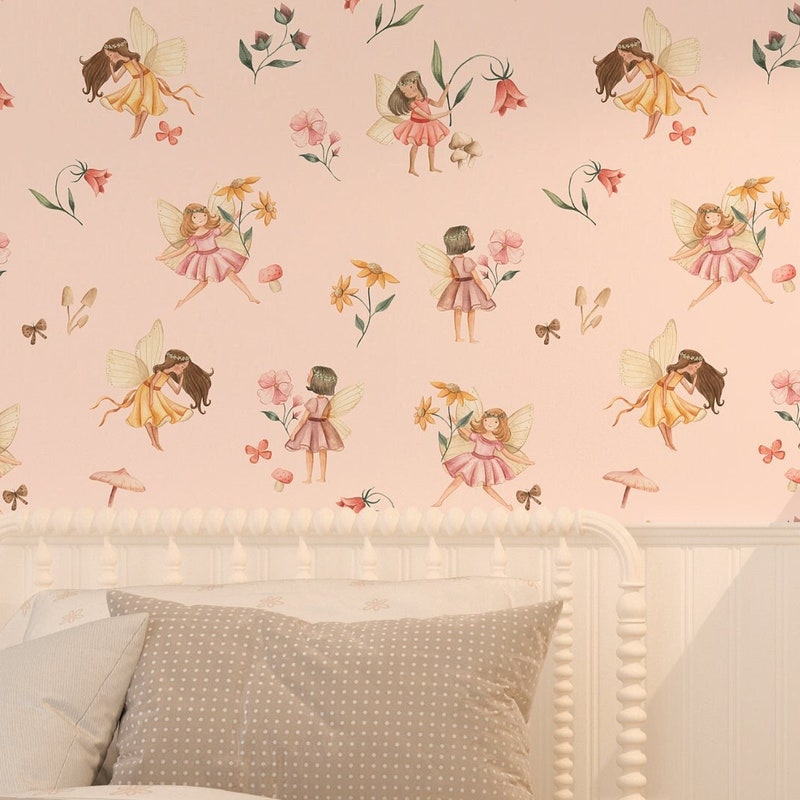Girl Wallpaper Fairy - Etsy