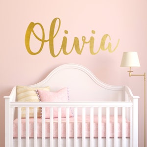 Personalized Wall Decal Nursery Wall Decal Personalized Name Decal, Vinyl Wall Decal , Name Decal, Boys name, Kids name, Girls Name image 1