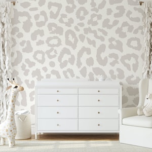 Grey Cheetah Wallpaper | Dorm Essentials