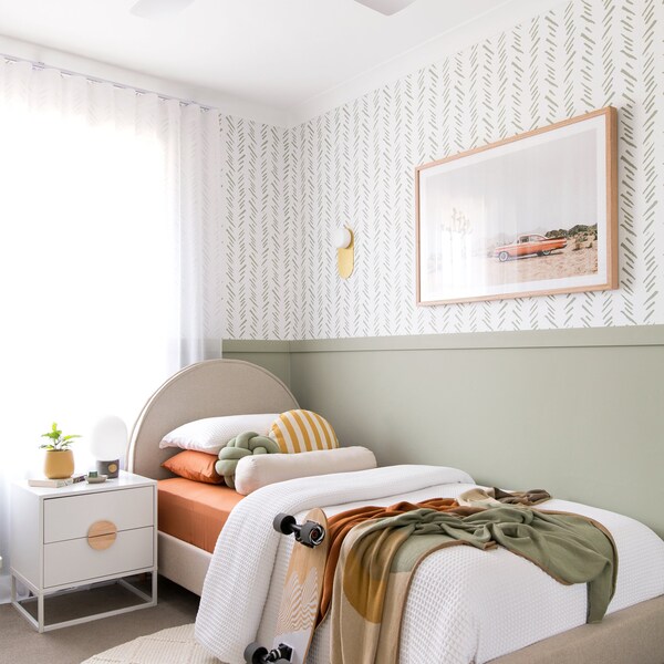 Sage Green Removable Wallpaper Etsy