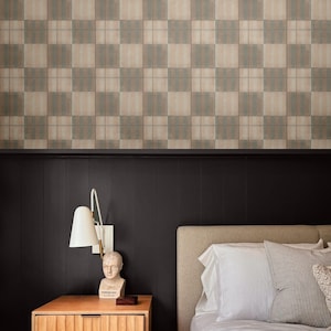 Mediterranean Tile Wallpaper - Neutral Home Decor - Traditional Wallpaper - Tile Design - Removable Wallpaper for Living Rooms and Bathrooms