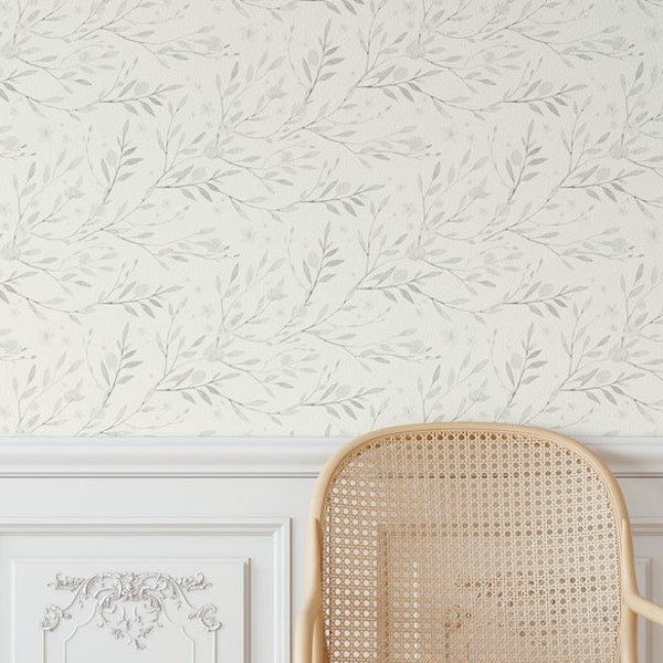 Cute Wallpaper. Removable Wallpaper. Minimal Modern Wallpaper. Temporary Wallpaper. Peel and Stick Wallpaper. Flower Wallpaper.