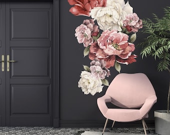 Wildflowers , Flower wall decal, flower decal, wall decoration, wall decal nursery, floral decal, flower stickers, flower, sticker