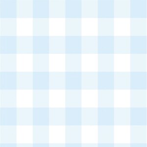 May include: A seamless pattern of alternating light blue and white squares. The pattern is a classic gingham design.