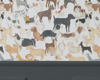 Dog Wallpaper. Wallpaper. Wallpapers. Peel and stick wallpaper. Wall paper. Peel and stick on wallpaper. Peel and stick wallpapers