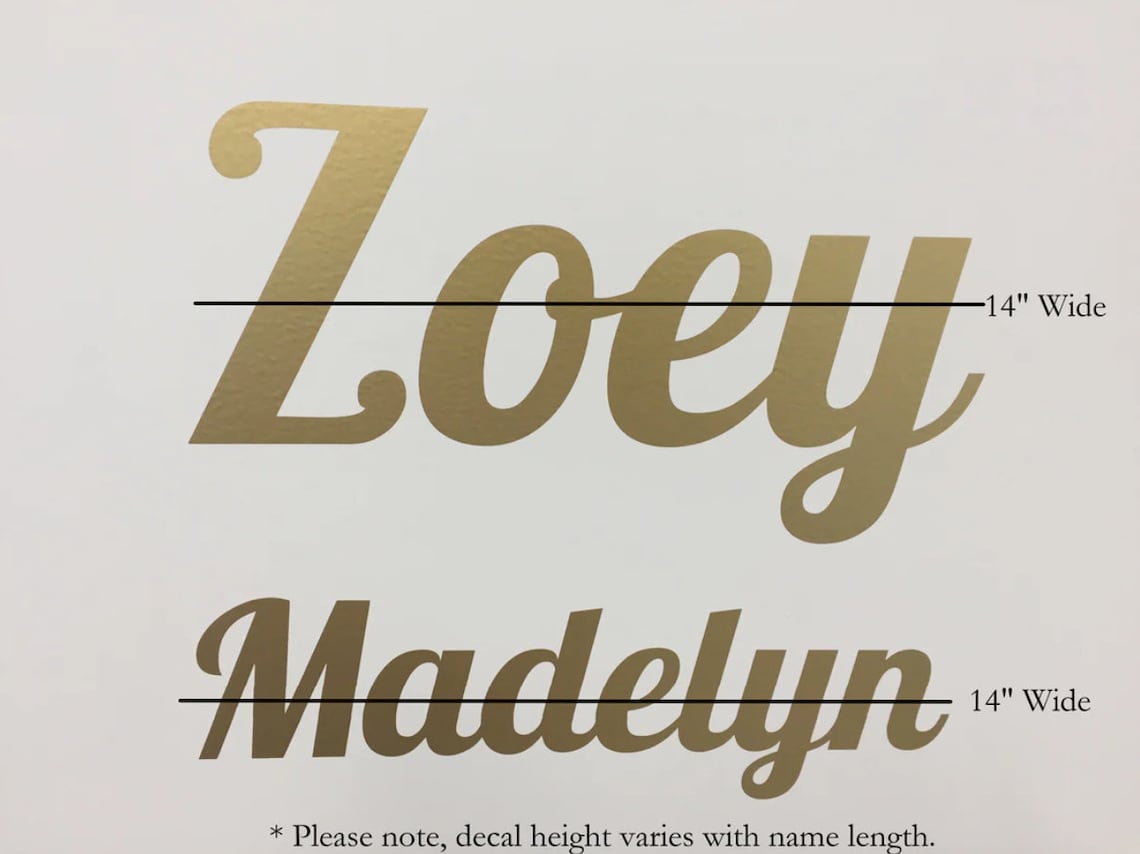 Personalized Wall Decal Nursery Wall Decal Personalized Etsy