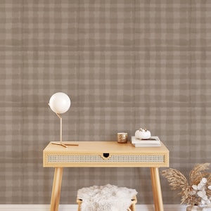 Plaid Gingham wallpaper. Peel and Stick. Removable. Self-adhesive. Wallpaper. Temporary. Wall Decor. Home Decor. Wallpapers. Peel stick on.