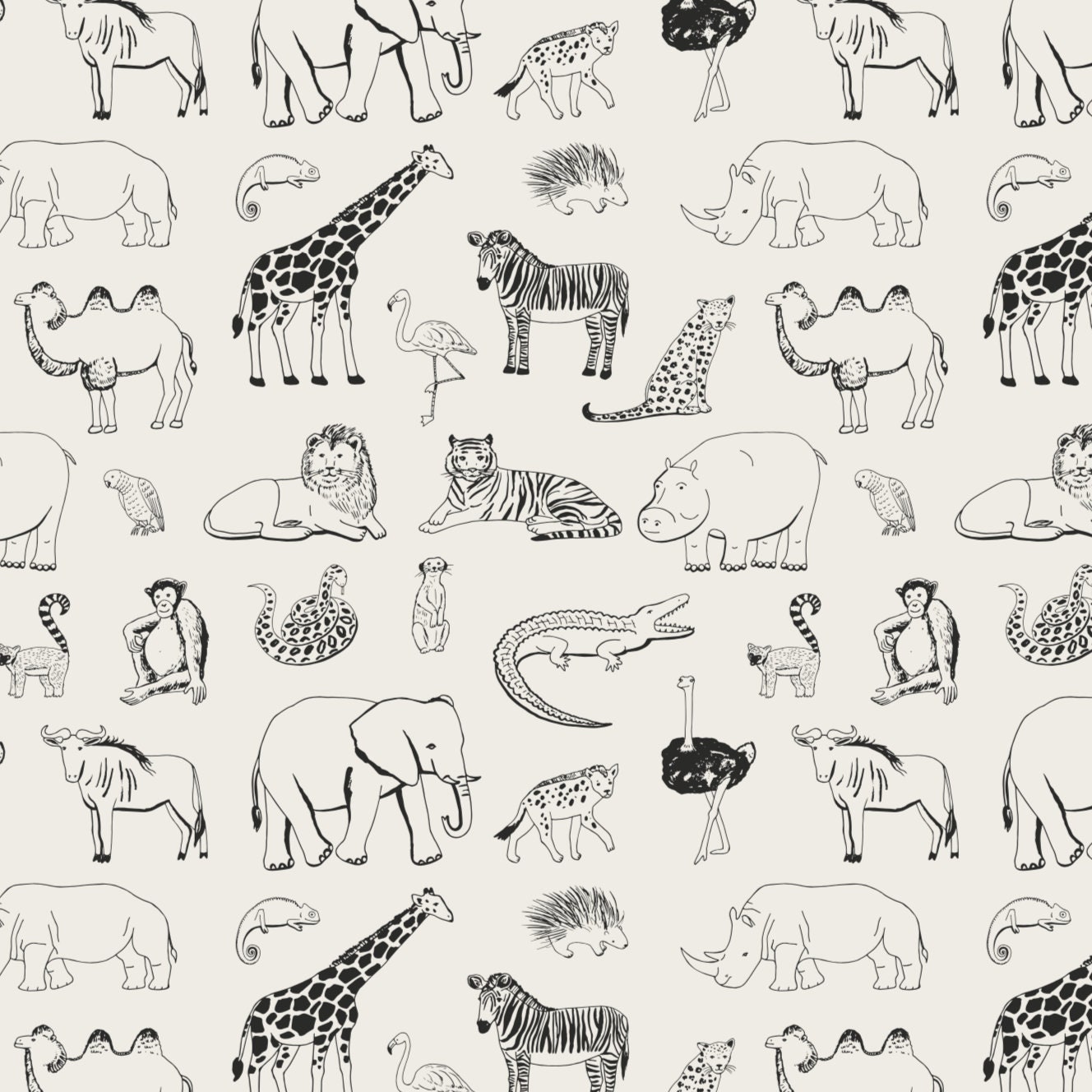 Safari Nursery Decor Animal Nursery Wallpaper Quote Nursery | Etsy