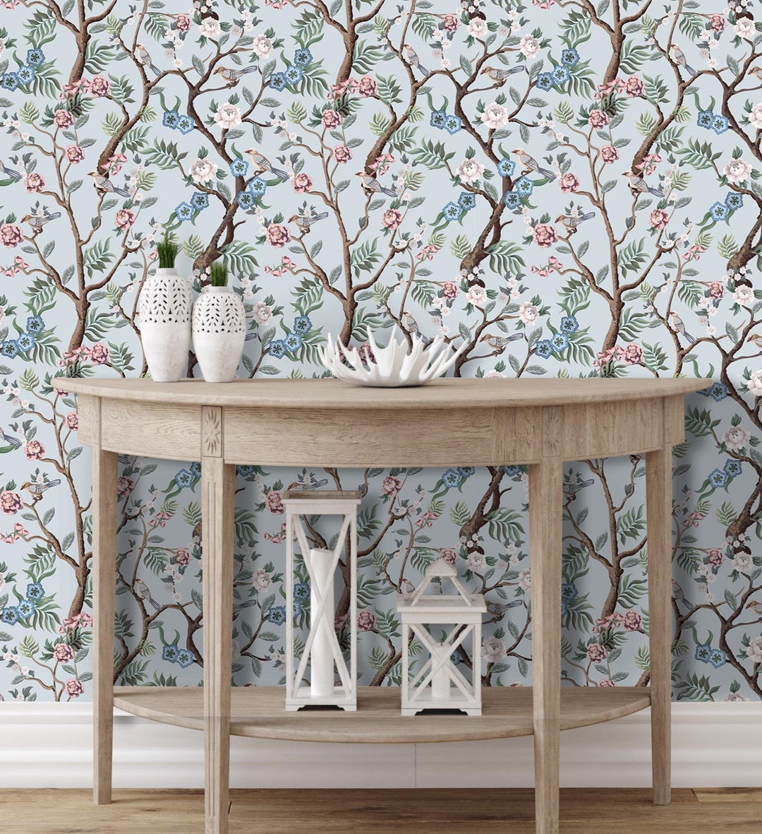 Chinoiserie Peel And Stick Wallpaper