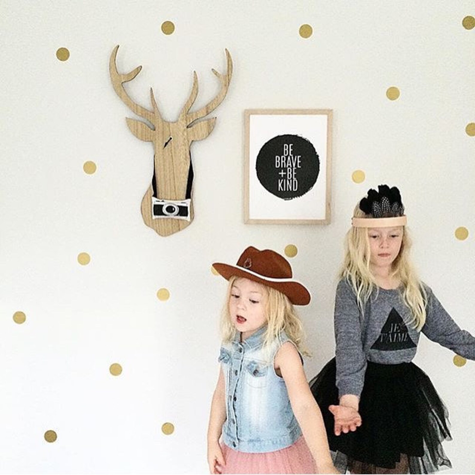 Gold Polka Dot Decals Spot Decal Home Decor Vinyl Wall Etsy Israel