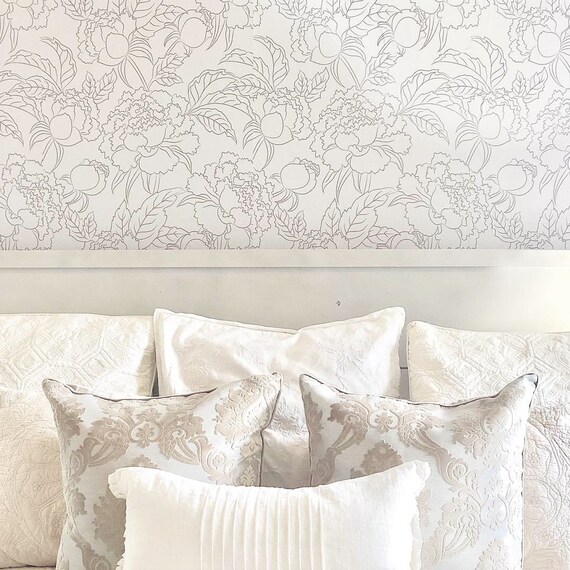 Elegance Wallpaper Removable And Reusable Etsy