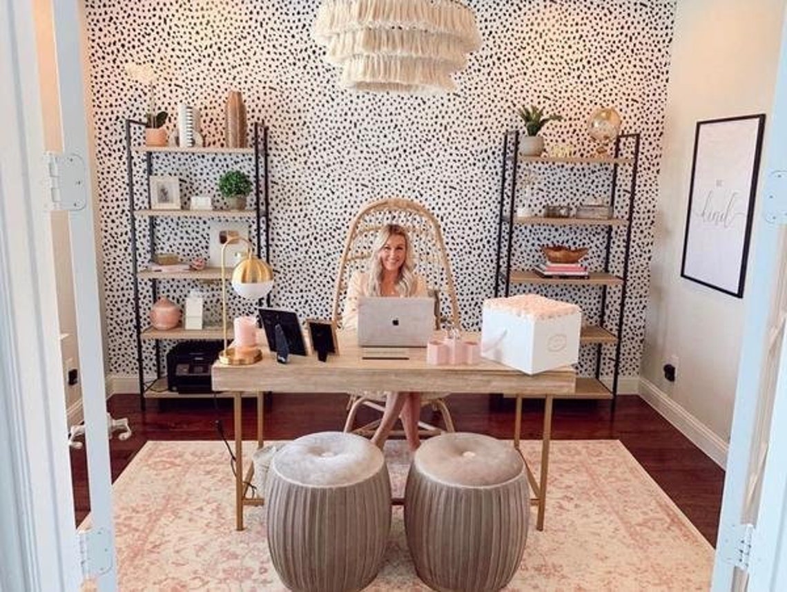 Dalmatian Removable Wallpaper. Peel and Stick. Peel and Stick Etsy