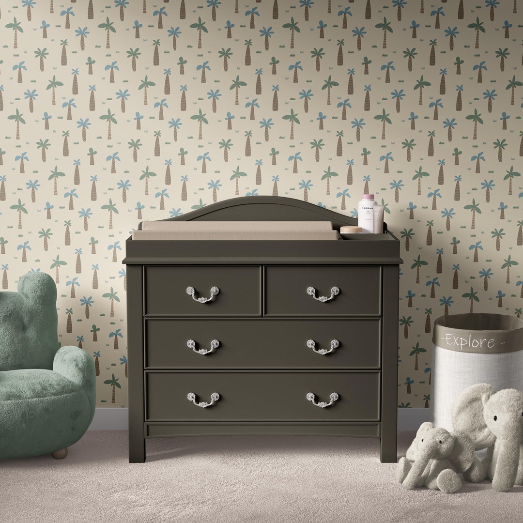 Buy Jurassic Tree Wallpaper Neutral Tree Design for Kids' Rooms, Nature