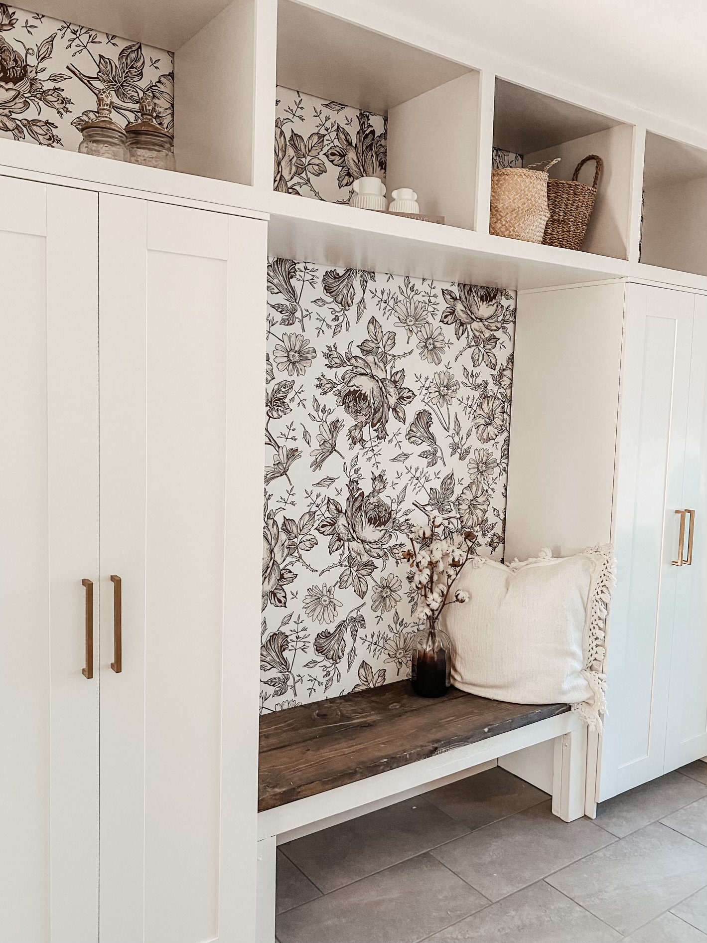 Modern Neutral Removable Wallpaper. Peel N Stick. Home Decor. Etsy