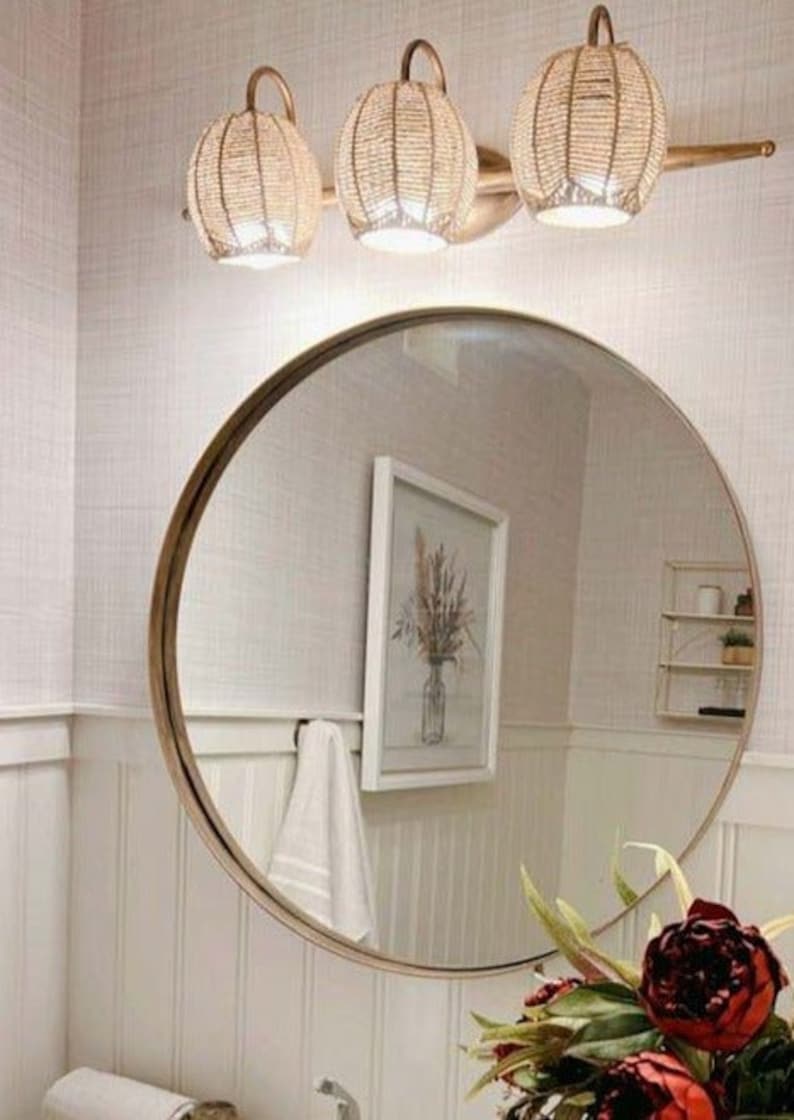 Faux Grasscloth Wallpaper, Peel and Stick Wallpaper, Non Pasted