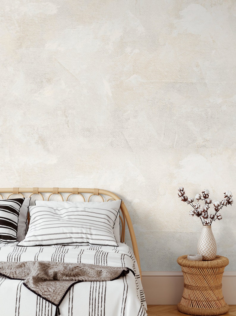 Peel stick / removable wallpaper for all home decor styles, Aesthetics Wallpapers. Neutral Texture Wallpaper. Textured Wallpaper. image 2