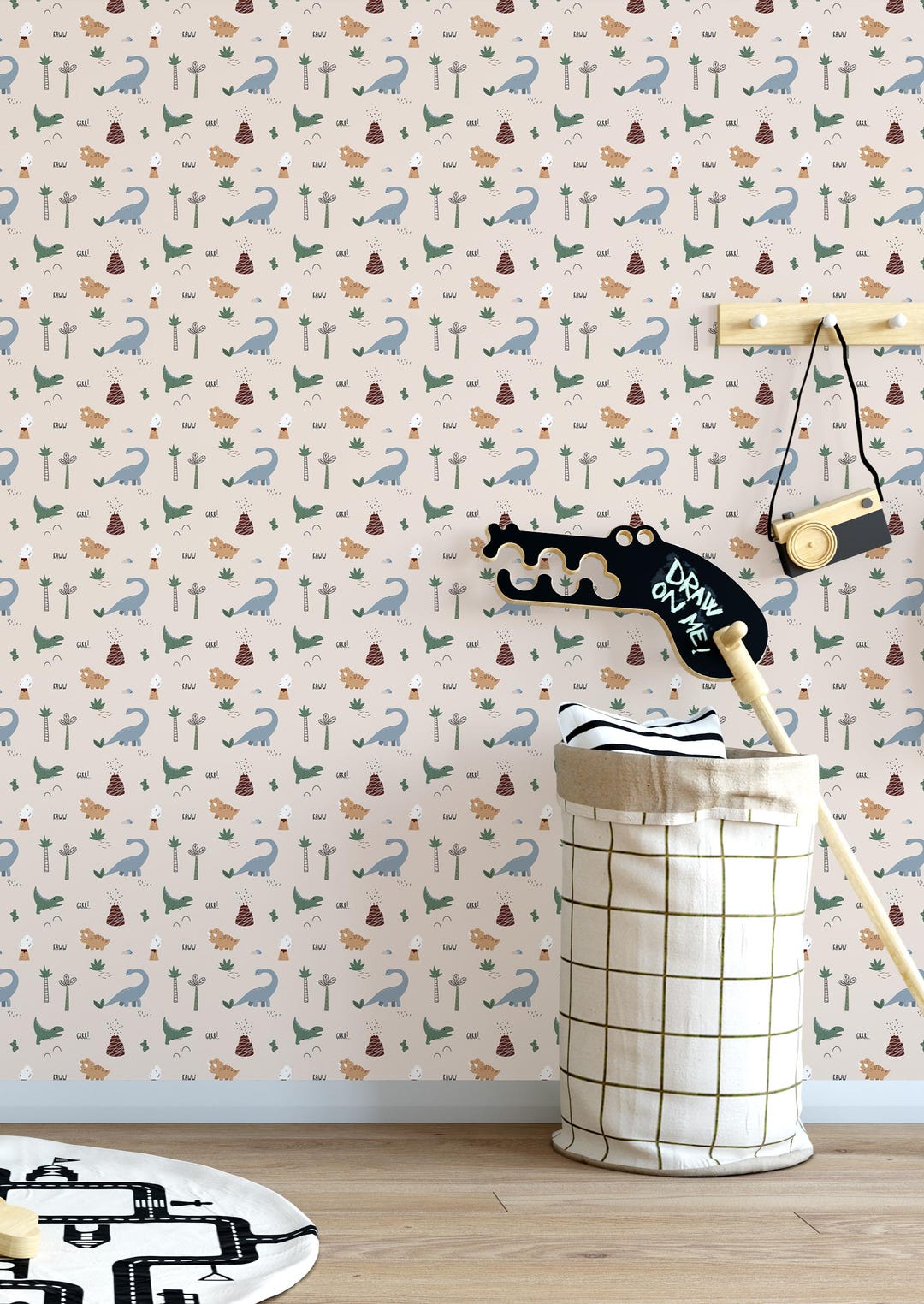 Buy Dinosaur Adventure Wallpaper Fun Kids Room Decor Cute Dino Print