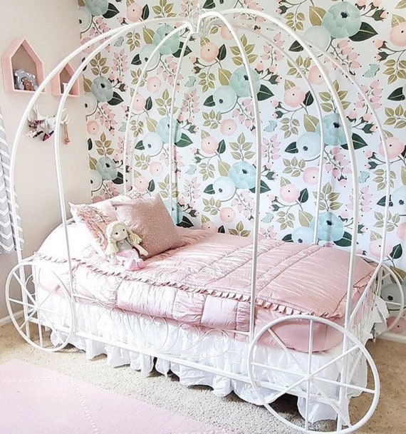 Removable Wallpaper Floral Wallpaper Watercolor Floral Blush Pink Nursery Wallpaper Wall Mural Girl Room Pink Nursery Peel And Stick