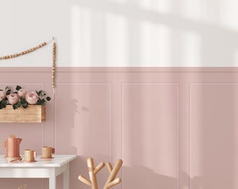 Bobbin Trim Wall Panels, Decals, Peel and Stick Wall Panels, Removable Wainscoting, Easy DIY Wall Molding, Self-Adhesive Paneling