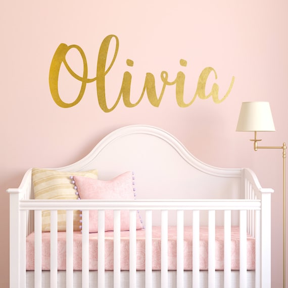 Personalized Wall Decal Nursery Wall Decal Personalized Etsy