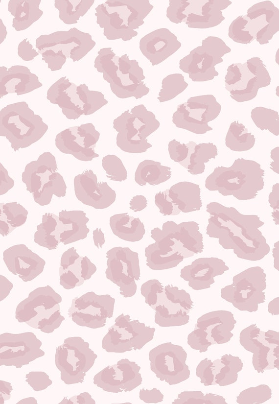 Soft Pink Animal Print Wallpaper. Removable Wallpaper Animal. - Etsy UK Soft Pink Animal Print Wallpaper. Removable Wallpaper Animal. - Etsy UK