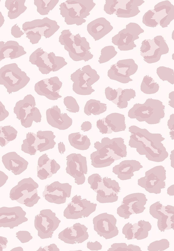 Pink Cheetah Print Peel and Stick Wallpaper Sample - 19′′x19′′, PVC-Free