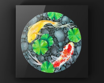 Koi Fish Print