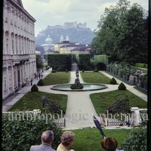 Castles & Gardens, Salzburg, Austria, 1980, 4000 dpi, print up to 16 x 20, 1980&#39;s Pre-unification Era Scene, Kodachrome Photo Slide Download