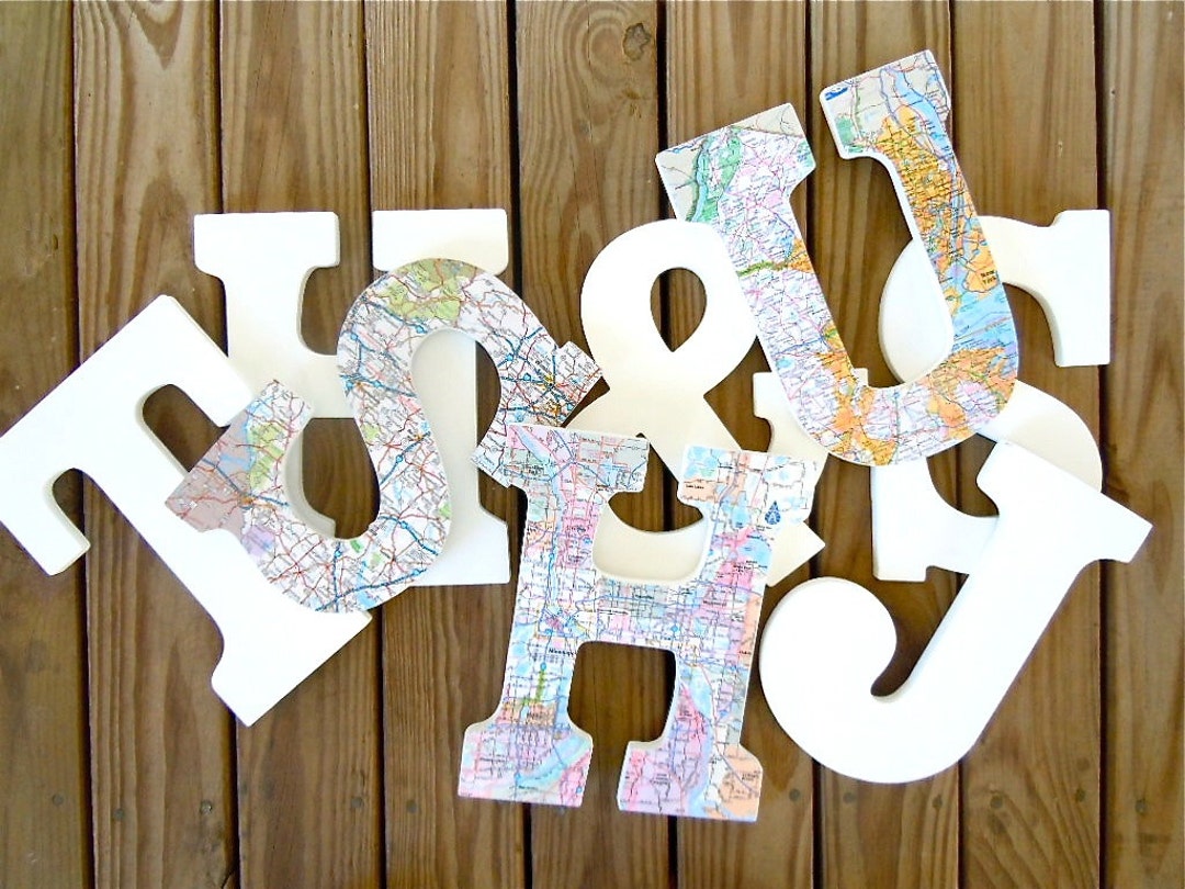 Sign Letters 9 Inch White Wood Letters: 9 Inch Wall Decor, Craft Supply - Etsy