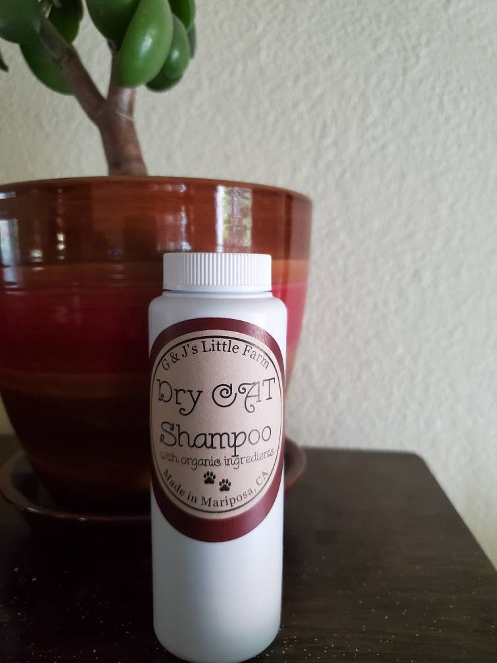 Dry Cat Shampoo With Organic Ingredients Brush Out Fur Etsy