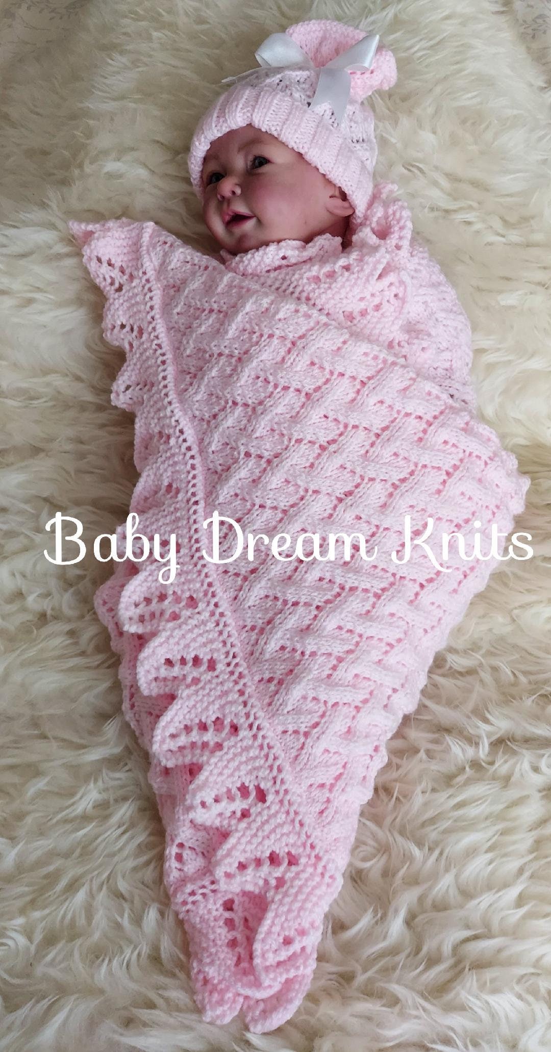 Angel Blanket and Hat Baby/reborn Pattern to Fit 03 Months Etsy India