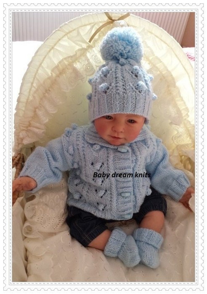 Tommy BabyReborn Knitting Pattern to fit 0-3 months