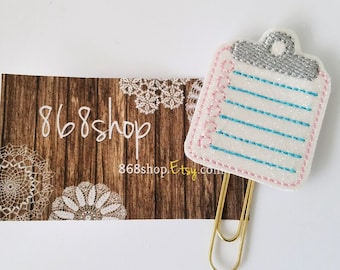 Glitter To Do List Clipboard Planner Girl Planner Clip| Paper clips| Planner Accessory| Journal Marker| Bookmark| Teachers| Friends| Gifts