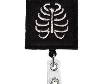 Raggi X - bagliore nel buio - Badge portanome - infermieri distintivo titolare - bobine del distintivo carina - ID univoco distintivo titolare - feltro distintivo - RN Badge Reel