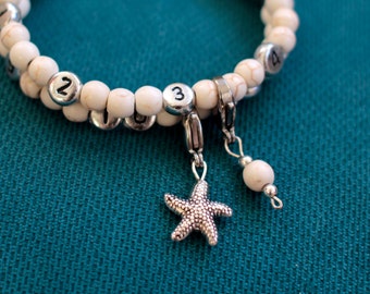 Add an extra charm to your Nursing Bracelet / Breastfeeding Bracelet - New Mom Gift / Baby Shower Gift - Starfish charm