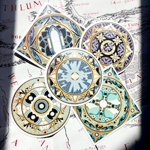 Valar Heraldic Device Stickers II | 3 Inches | Stickers | Tolkien | The Silmarillion | Silmarillion | JRR Tolkien | Waterproof