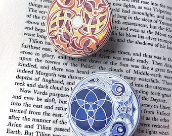 Arien und Tilion Wappen Gerät - Fantasy Hard Enamel Pins