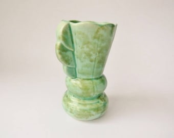 English Art Deco Posy Vase - 1920's Decor - 1920's Art Pottery - Art Pottery - We Do Combine Shipping