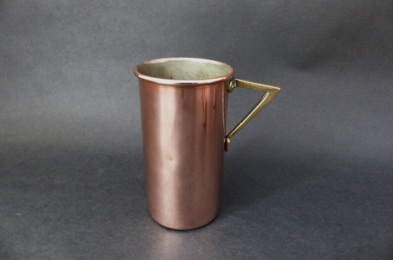 Antique Graduated Copper Measures - Four Art Deco Copper Measures image 4