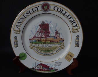 Mining Memorabilia - Annesley Colliery - 1865 - 1988 - Commemorative Plate